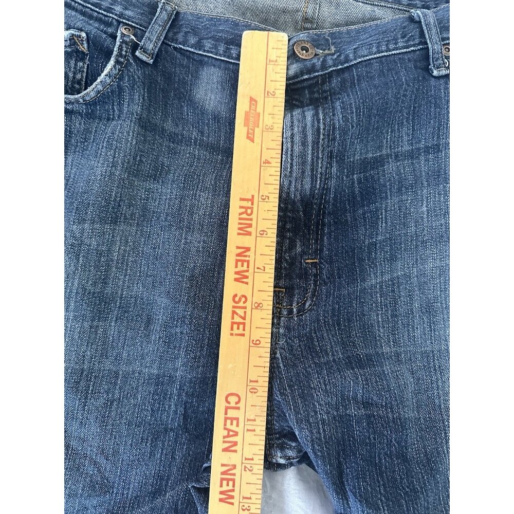 Wrangler Men's Size 40x30 Jeans Relaxed Straight Dark Wash Western Workwear Pant - Picture 9 of 13